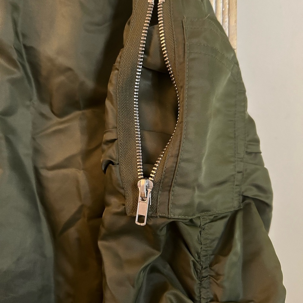 Jackson Army Green Bomber Jacket - M - Picture 7 of 7